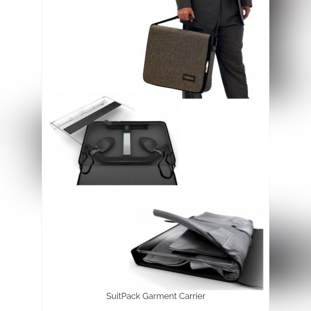 SuitPack Suit / Garment Carrier Grey Traveling bag carrying system Unisex Carry